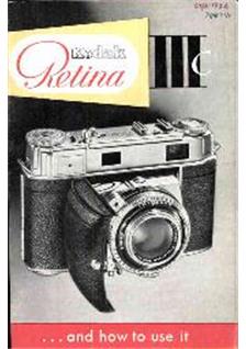 Kodak Retina 3 c manual. Camera Instructions.